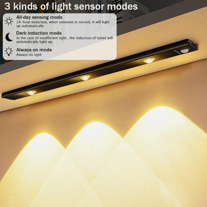 Cabinet LED Lights Motion Sensor With USB Rechargeble