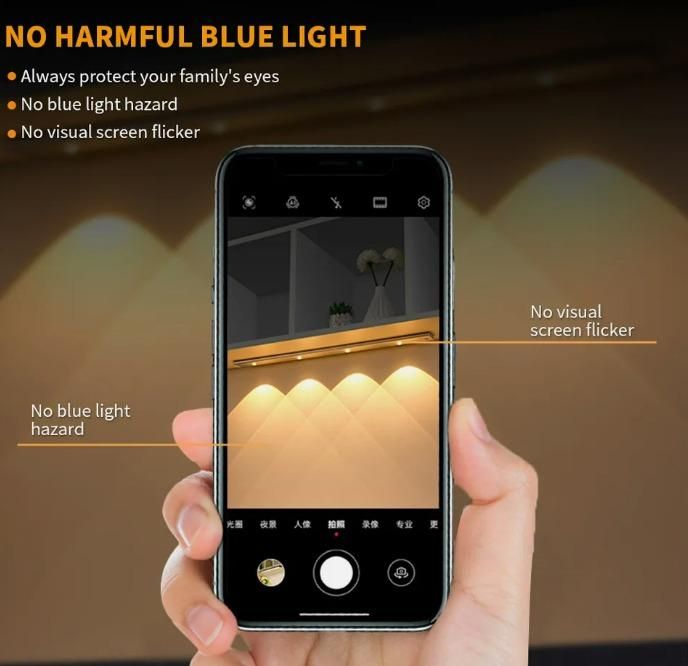 Cabinet LED Lights Motion Sensor With USB Rechargeble