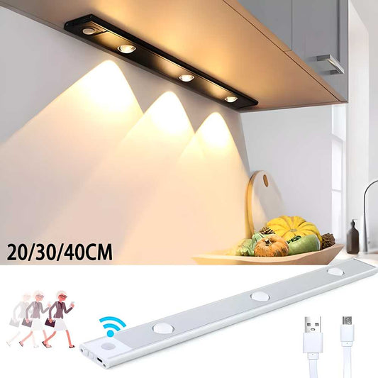 Cabinet LED Lights Motion Sensor With USB Rechargeble