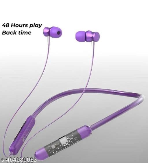 Wireless Bluetooth Neckband (Purple)